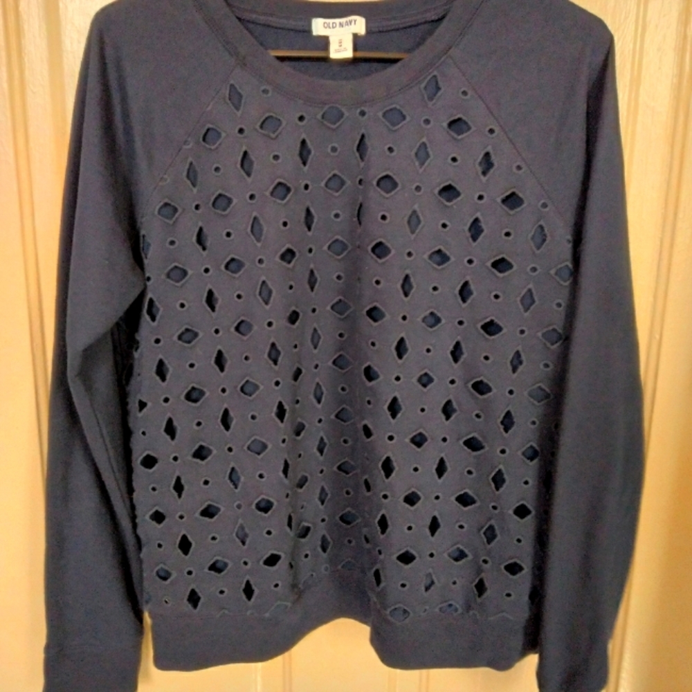 Old Navy cutout sweatshirt